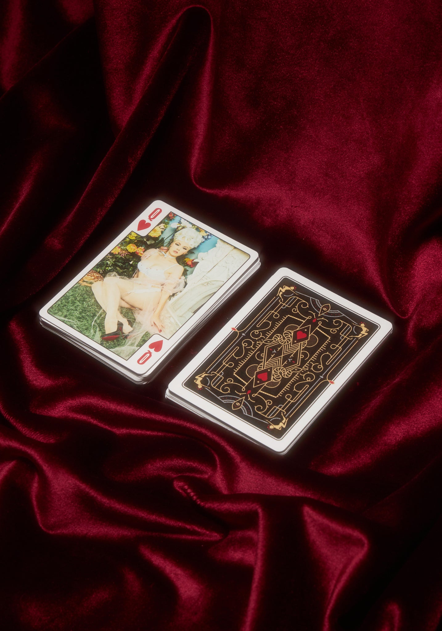 "His & Hers" Gartered Playing Cards